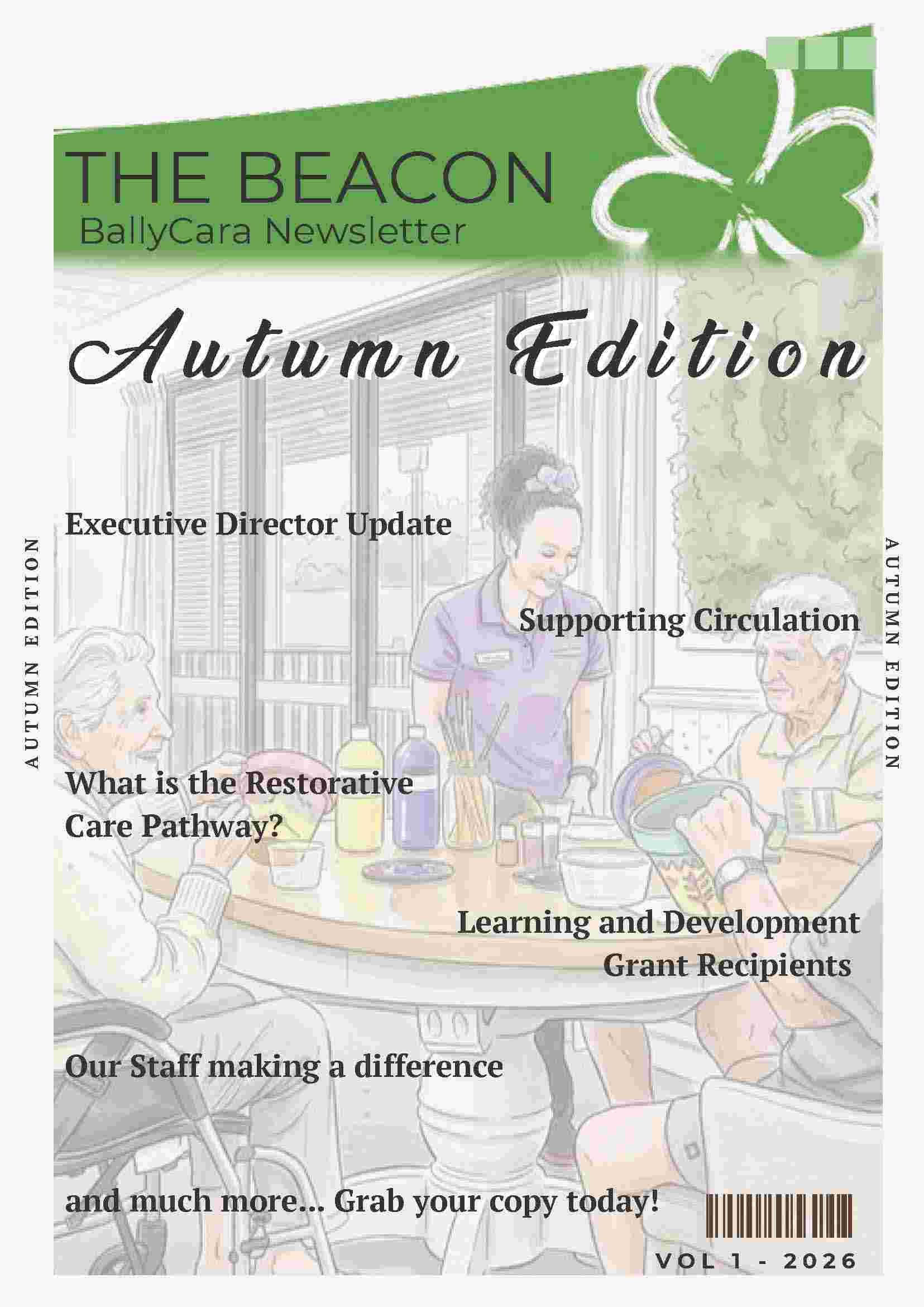 Cover of The Beacon Autumn 2026 edition.